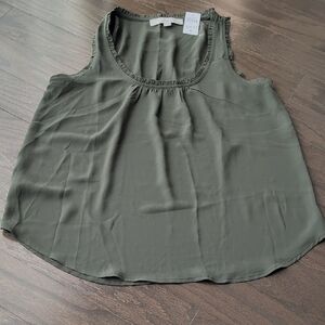 Loft Olive Sleeveless Top